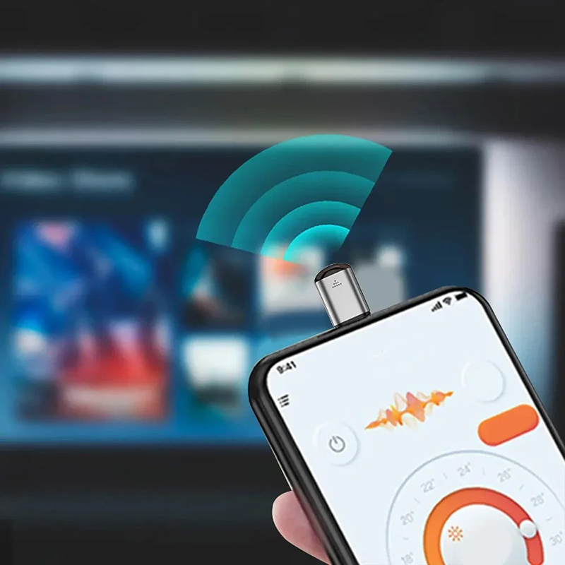 Phone Accessories App - Mini-Telefon-Infrarot-Fernbedienungsadapter Typ C IR-Blaster App-Steuerung für