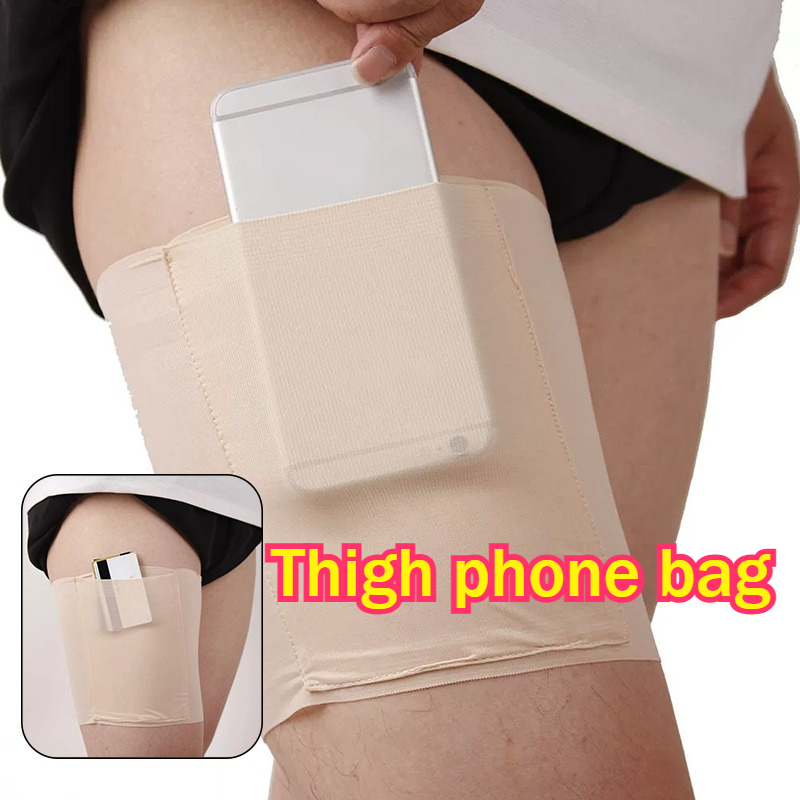 Phone Accessories For Running - Sportliche Oberschenkel-Beintasche, Übungsshorts, Zubehör, Unisex, rutschfest,