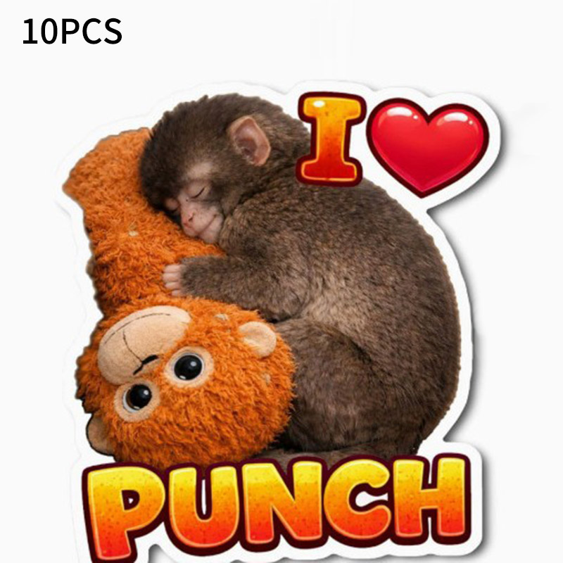 Phone Accessories Baby - Protect Punch The Monkey Aufkleber, niedlicher,