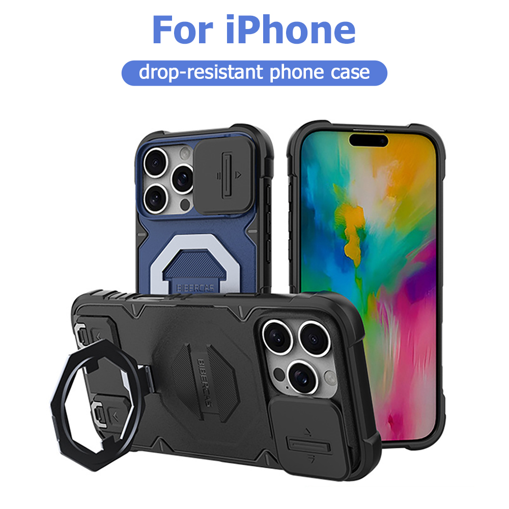 Phone Accessories Case - Ring-Kickstand-Magnet-Handyhülle für Apple iPhone 17 Air