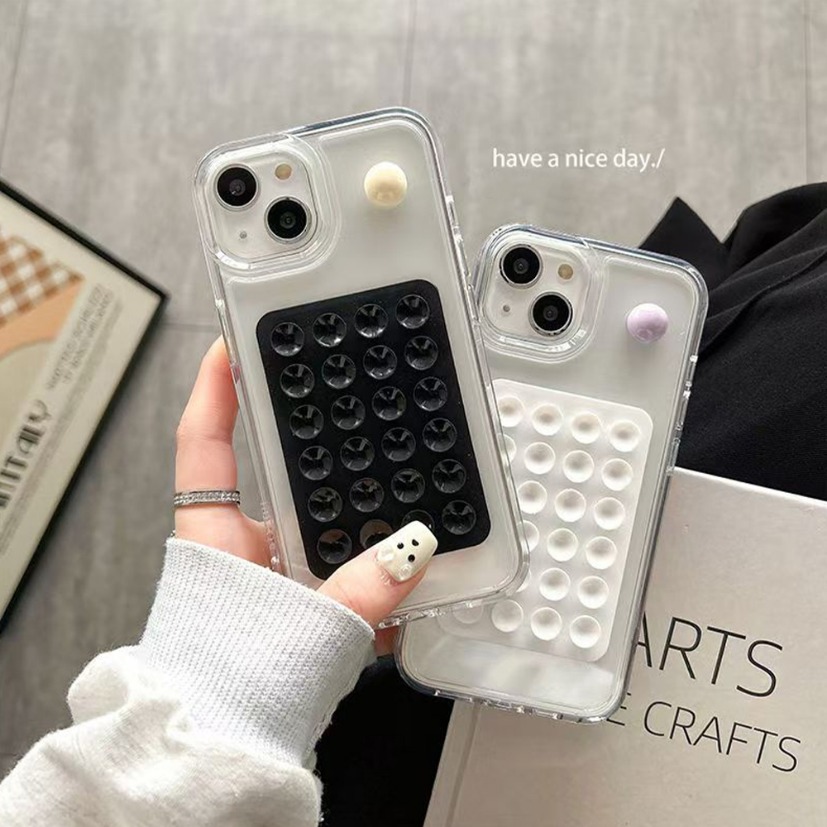 Phone Accessories Case - Silikon Saug Telefon Halter Matte Multifunktionale