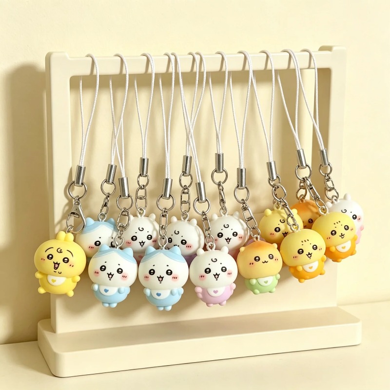 Phone Accessories Baby - Chiikawa Hachiware Momonga Harz-Schlüsselanhänger Handy-Anhänger Kawaii