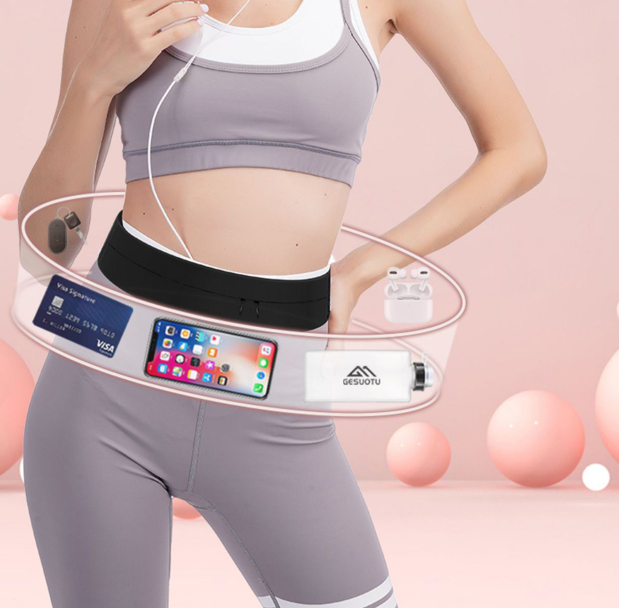 Laufgürtel Hüfttasche mit Wass – Phone Accessories For Running Bewertung und Preis