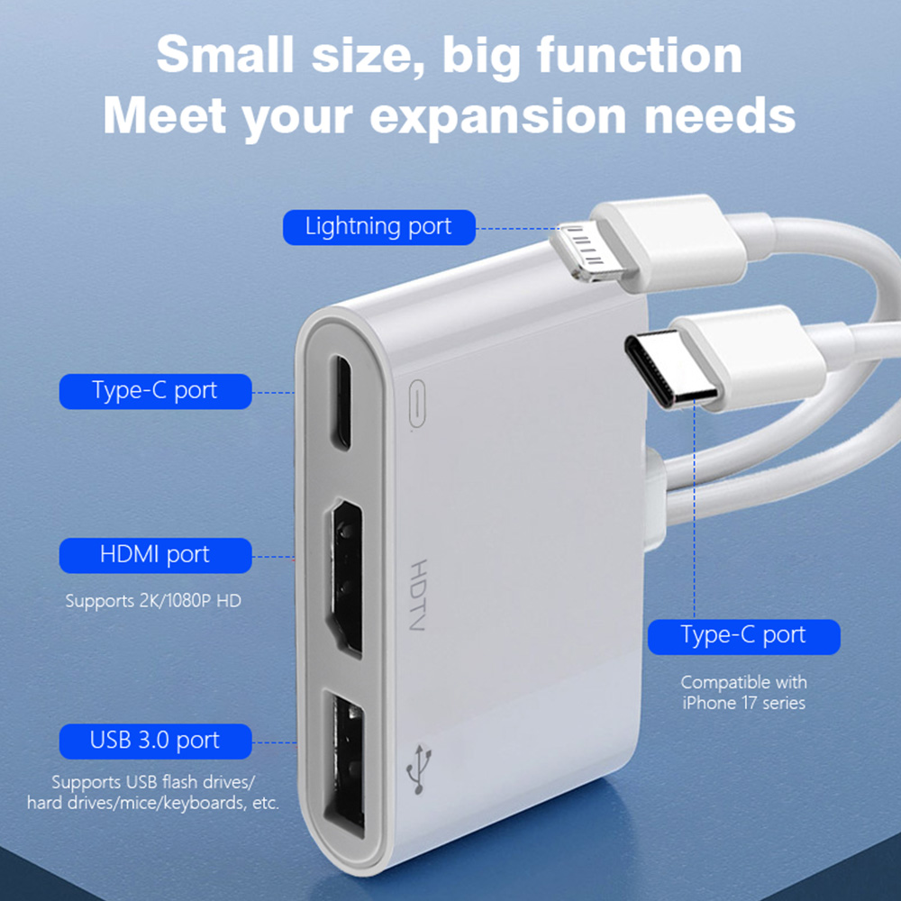 Lightning/Type-C zu HDMI Adapt – Hdmi Phone Adapter Bewertung und Preis