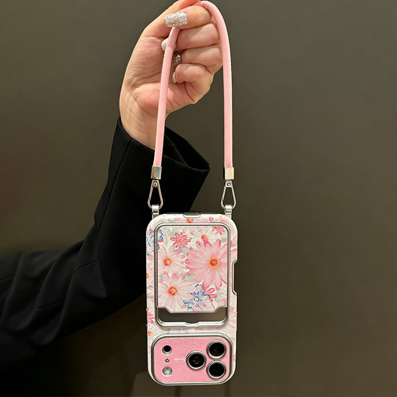 Rosa Blumenmuster Kunstleder-T – Phone Accessories Case Bewertung und Preis