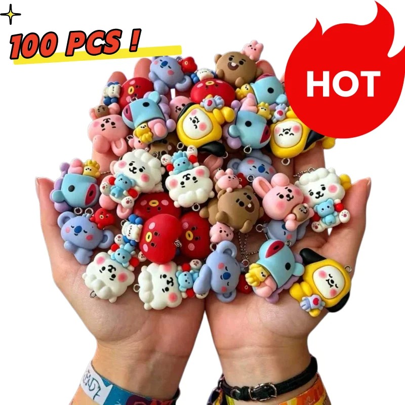 7 Stück BT21 Harz-Cartoon-Anhä – Phone Accessories Diy Bewertung und Preis
