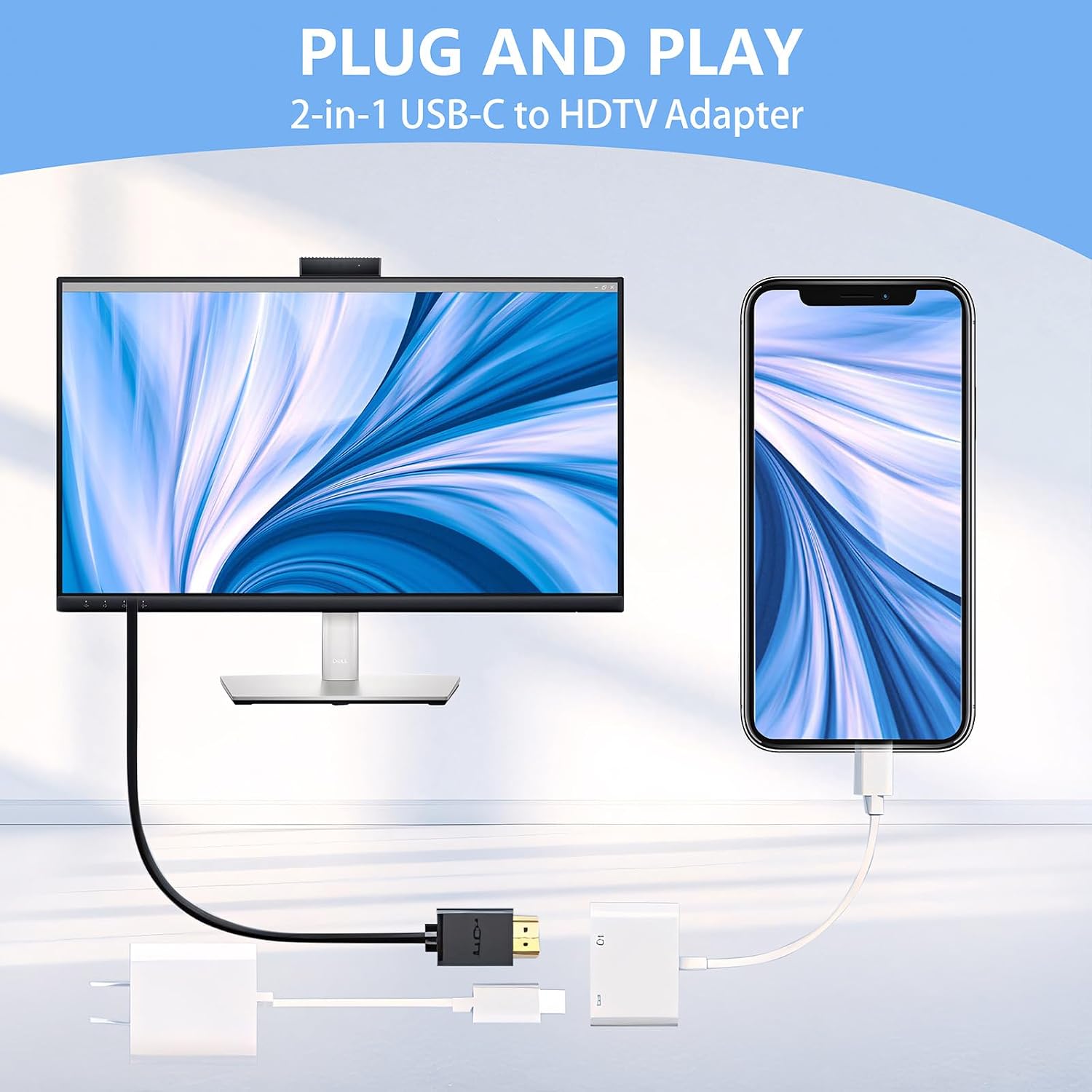 USB-C auf HDMI, geeignet für F – Hdmi Phone Adapter Bewertung und Preis
